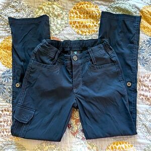 KUHL Girls’ Kliffside Convertible Cargo Pants Sz 7/8 Deep Harbor Blue